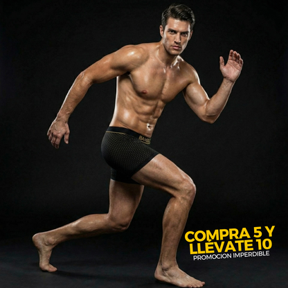 COMPRA 5 Y LLÉVATE 10 – Bóxers Bambux™ Antisudor, Antibacterianos y Ultra Suaves