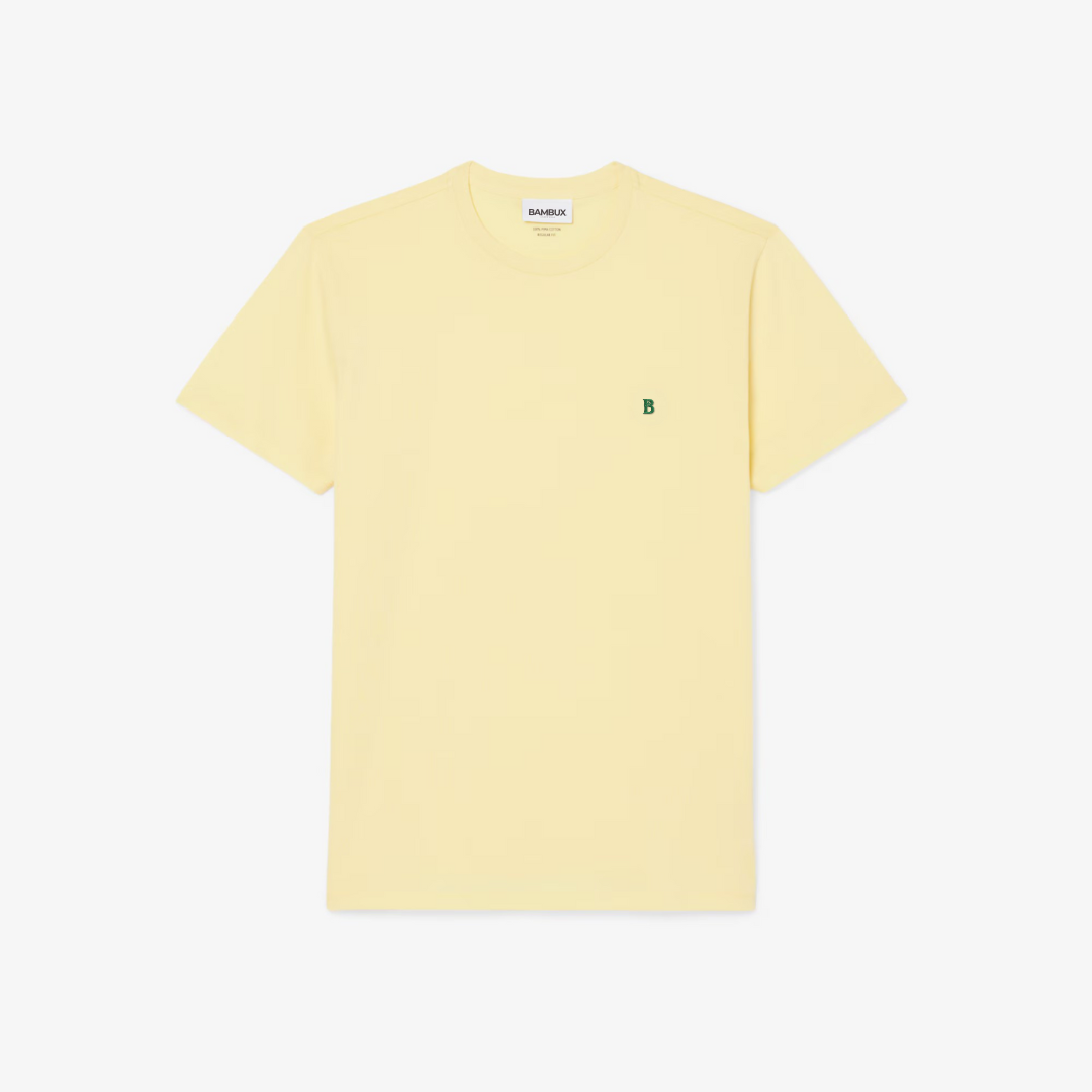 Camiseta Premium Amarilla Bambux Pima - Estilo y Confort
