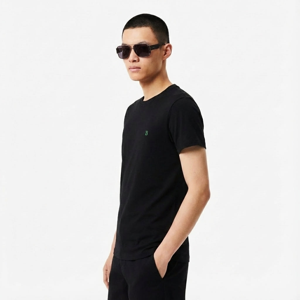 Camiseta Premium Negra Bambux Pima - Estilo y Confort