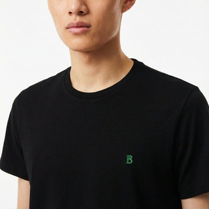 Camiseta Premium Negra Bambux Pima - Estilo y Confort