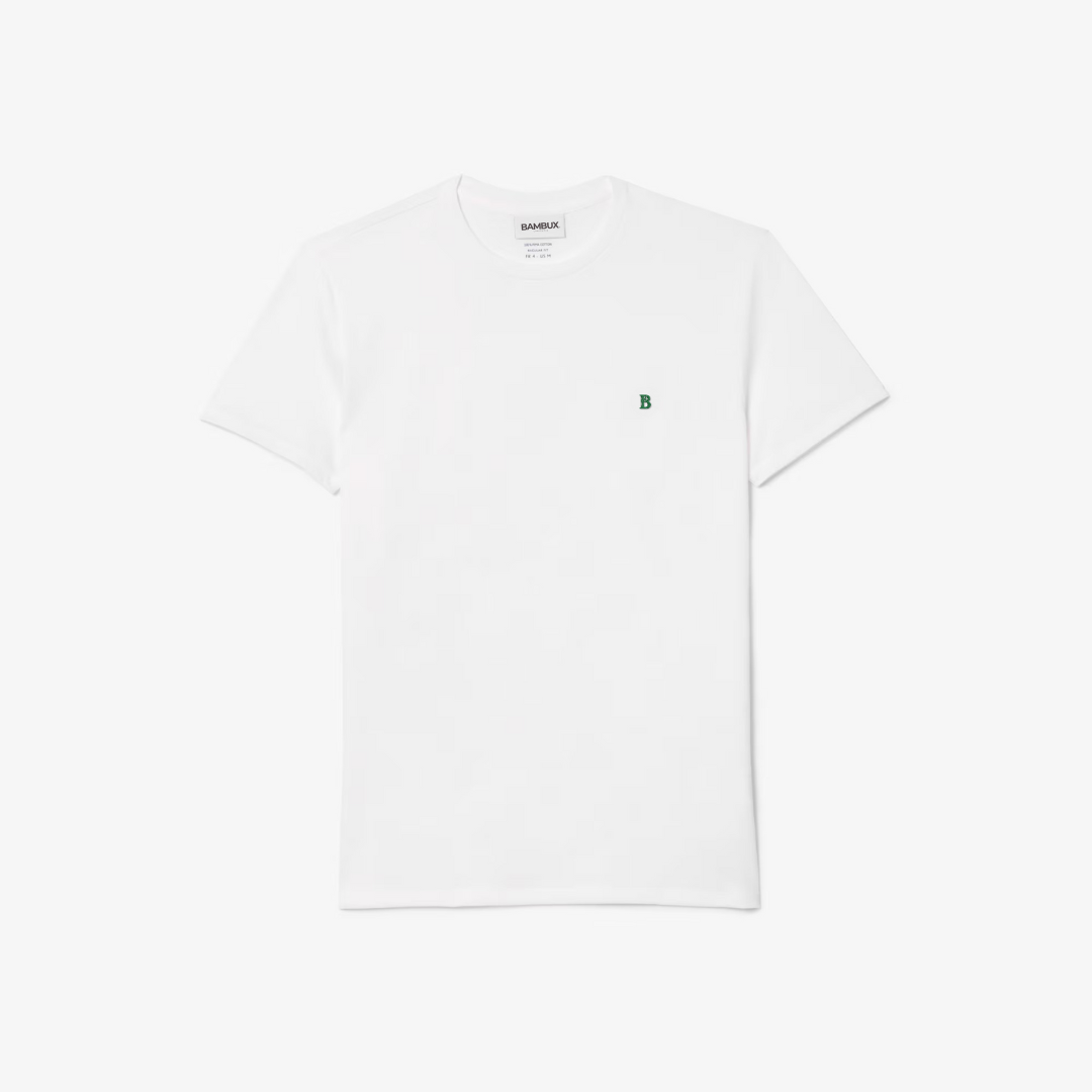 Camiseta Premium Blanca Bambux Pima - Elegancia y Confort