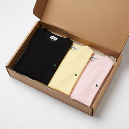 Conjunto de 3 Camisetas Bambux de Algodón Pima Auténtico - El Esencial para el Hombre Moderno